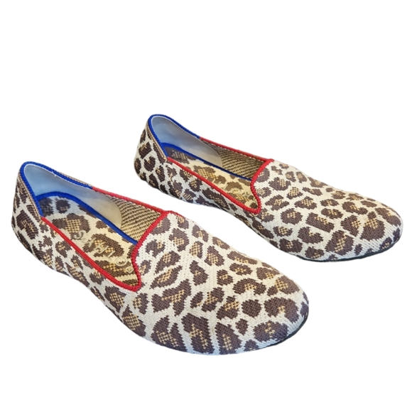 Rothy's Mocha Spot Leopard Size 6.5 - Picture 4 of 8